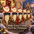 thumbnail image 3 of WinterGlow Santa Icicle Light Decor, Lighted Christmas Snowman Decoration with Winter Glow, Outdoor Holiday Decor for Porch, Front Entrance, Railing and Garden (santa-1pc), 3 of 4