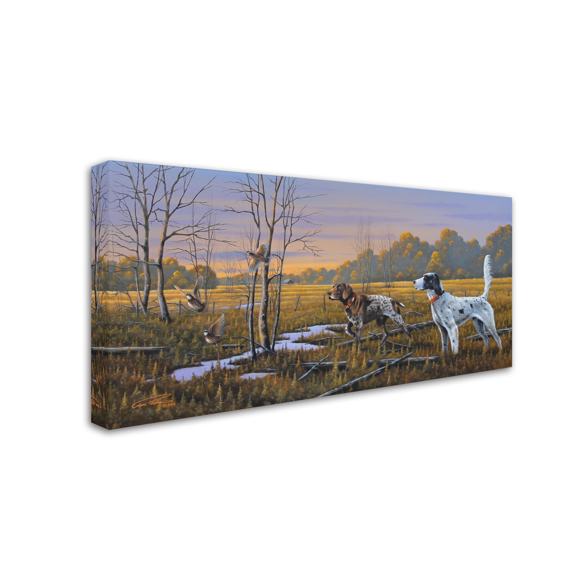 Trademark Fine Art 'Love Of The Game' Canvas Art by Geno Peoples