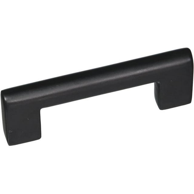 3 in. Center to Center Trail Cabinet Pull, Flat Black