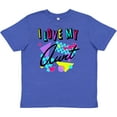 thumbnail image 3 of Inktastic I Love My Aunt- 80s Retro Style Youth T-Shirt, 3 of 5