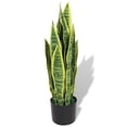 thumbnail image 1 of vidaXL Artificial Sansevieria Plant with Pot 65 cm Green, 1 of 2