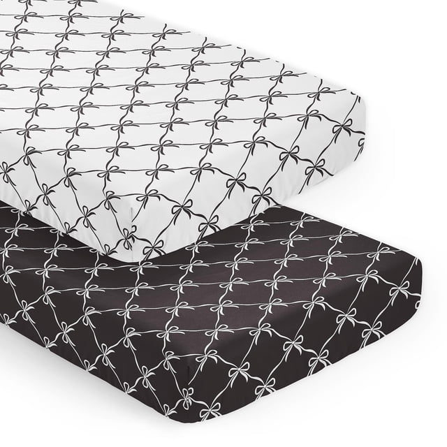 Sábanas Ajustadas para Cuna de Bebé Sweet Jojo Designs 132x71 cm Paquete de 2