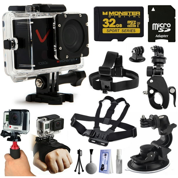 Monster Digital Villain 1080P Ultra HD Action Sports Waterproof WiFi