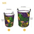 thumbnail image 3 of Balery Mardi Gras7 Cesta de ropa redonda con asas, impermeable, independiente, para ropa, juguetes, dormitorio y familia-Medium, 3 of 6