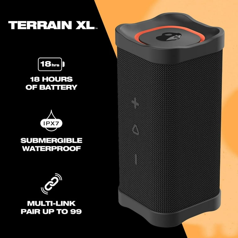 Skullcandy Terrain XL Waterproof, Bluetooth 5.3, 18 Hours