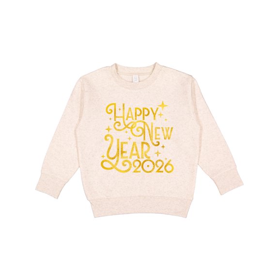 Inktastic Happy New Year 2026 Toddler Sweatshirt