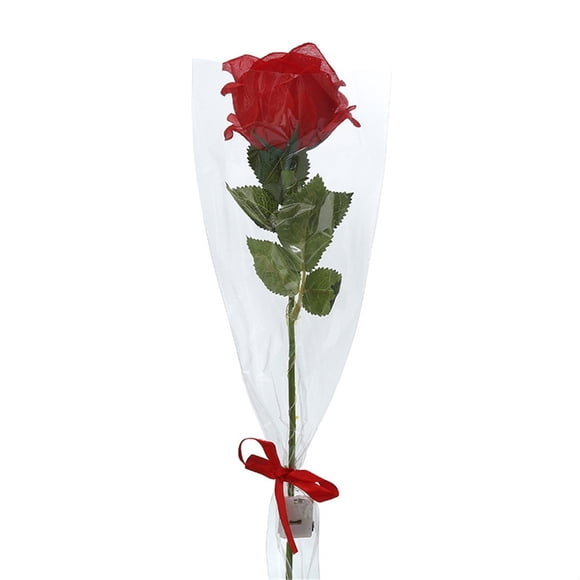 Oimcto Nouveau Bouquet de Roses Lumineuses à DEL pour la Saint-Valentin en Rouge, 1 Pce Rose Lumineuse à DEL Simulée Rose Lumineuse Cadeau de Fête de la Saint-Valentin Roses, Cadeaux de la Saint-Valentin pour Plaire à l'Esprit et au Corps