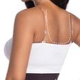 thumbnail image 3 of Yongwang Front Closure Bra for Women Comfort Wireless Support Full Coverage Sports Bra Seamless Invisible Shoulder Strap Bras, 3 of 4