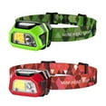 thumbnail image 2 of Rechargeable COB Headlight IPX6 Waterproof Flashlight Head Torch Lanter Gift for Friend Fisherman  Green, 2 of 7