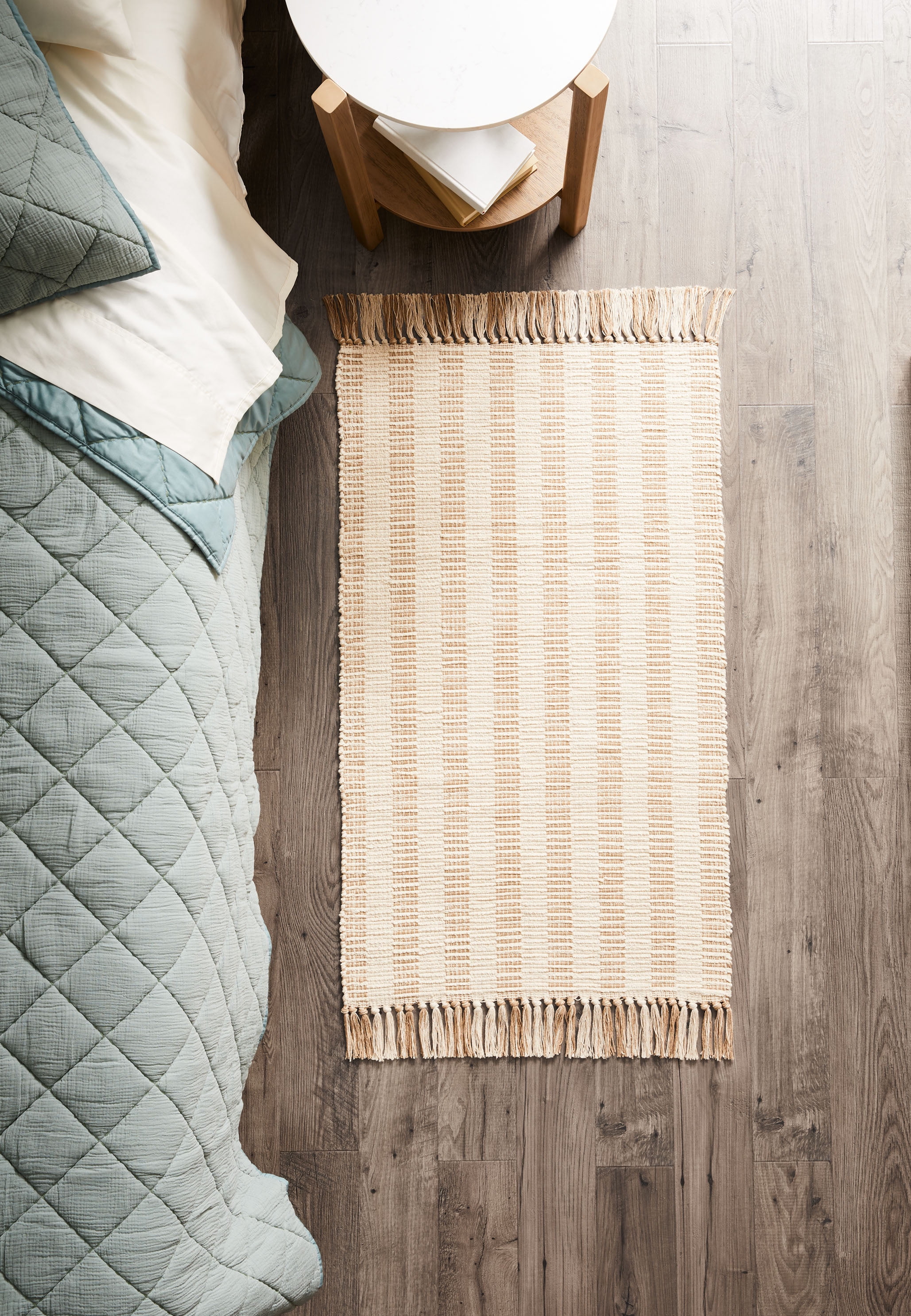 Better Homes & Gardens Beige Lines Indoor 24" x 40" Accent Rug