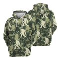 thumbnail image 2 of Nueva sudadera con capucha con estampado 3D en blanco y negro de Sasquatch Bigfoot, sudadera informal unisex, ropa de calle de tendencia, camisetas con capucha con personalidad, 2 of 5
