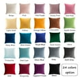 thumbnail image 4 of Funda de Cojín Decorativa Stellhome Terciopelo Burdeos 45x45 cm Paquete de 2, 4 of 7
