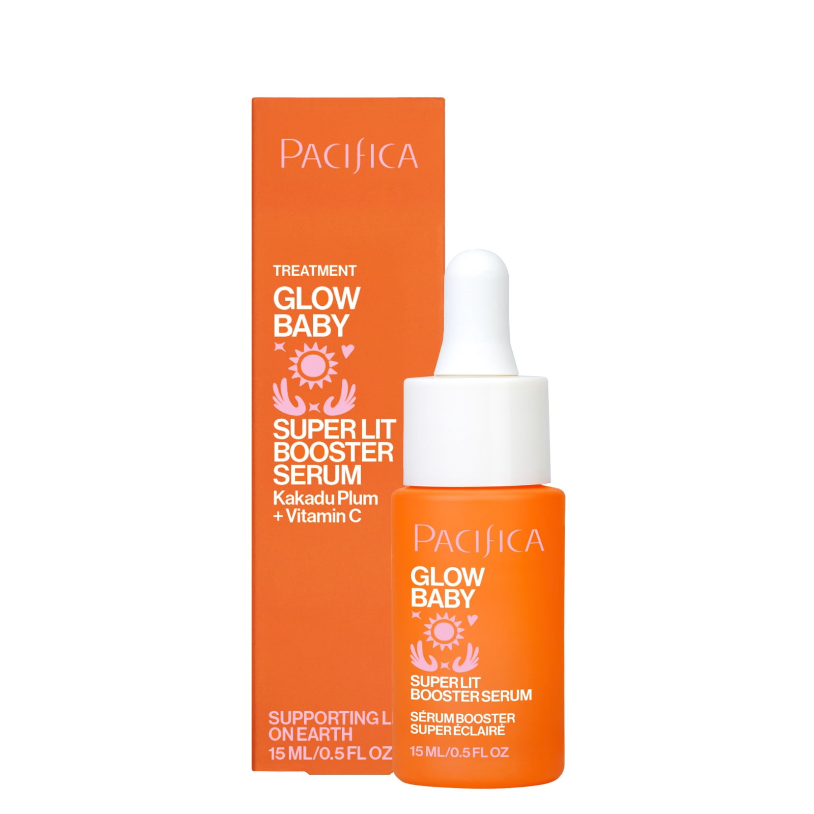 Pacifica Glow Baby Booster Facial Serum for All Skin Types, 0.5 fl oz