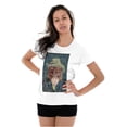 thumbnail image 4 of Funny Cat Vincent Van Gogh Portrait Womens Slim Fit Graphic Tee Brisco Brands S, 4 of 5