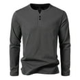 thumbnail image 2 of VJATTWR Men's Long Sleeve Hoodie Shirt, Lightweight French Fabric, Pocket, Casual Comfort L, 2 of 4