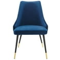 thumbnail image 5 of Modway Adorn Dining Side Chair Performance Velvet Set of 2 in Navy, 5 of 7