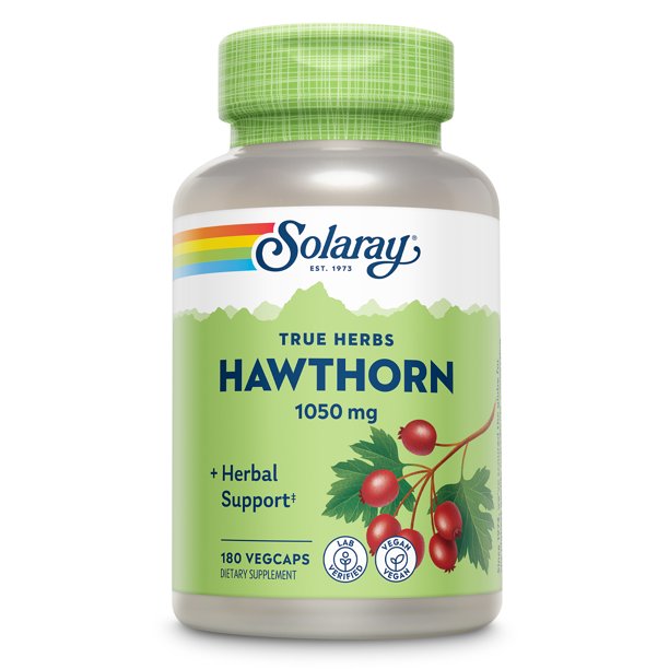 Solaray Hawthorn Berry 1050mg Healthy Cardiovascular Function