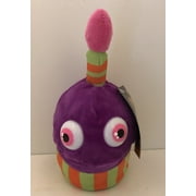 Five Nights At Freddy's Purple Neon Cupcake Plush Toy - 6.5"