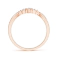 thumbnail image 2 of ANGARA Natural 0.04 Ct. Diamond Infinity Promise Ring in 14K Rose Gold for Women (Ring Size: 3), 2 of 8
