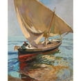 thumbnail image 3 of Joaquín Sorolla 15x18 Black Modern Framed Museum Art Print Titled - Road of Fishing. Valencia (Setting Out to Sea. Valencia) (1908), 3 of 5