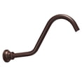 thumbnail image 1 of Moen Waterhill Oil Rubbed Bronze 14-Inch Replacement Extension Curved Shower Arm, S113Orb, 1 of 3