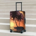 thumbnail image 6 of Sunset Coconut Palm Tree Beach Travel Luggage Suitcase COVER, Washable Suitcase COVERS Elastic, XL - Fits 29-32 inch luggage (No Suitcase), 6 of 6