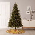 thumbnail image 6 of Rateoe Daisy maple fall Pattern Christmas Tree Skirt with Ties, Christmas Tree Decorations, Farmhouse Christmas Decor Xmas Holiday Decorations-30", 6 of 6