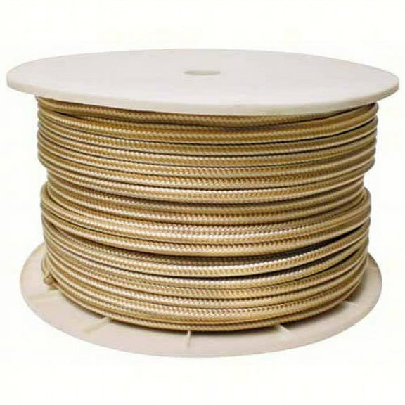 Seachoice 40160 Gold/White Double Braid, 3/8" x 600'