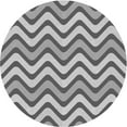 thumbnail image 1 of Ahgly Company Machine Washable Indoor Round Transitional Ash Gray Area Rugs, 6' Round, 1 of 7