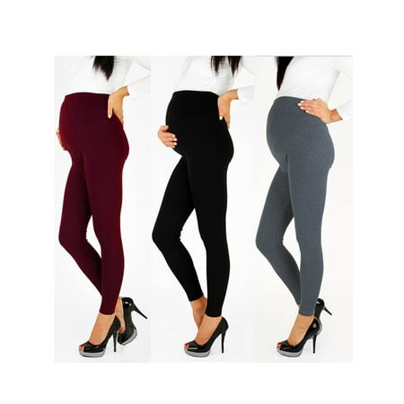 

Sunisery Pregnant Women Work Pants Stretchy Maternity Leggings Pants Over The Belly Pregnancy Yoga Tights Pants