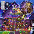 thumbnail image 1 of shiyou-Christmas Decorations Outdoor Star String Lights, 344 LED 11 Lighting Modes Star Christmas Tree Lights Timer & Memory with Re-Mote for Xmas Party Holiday Decor (Warm White to Multicolor), 1 of 4