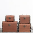 thumbnail image 4 of Wood Jar Saving Jar Wood Saving Pot Retro Trinket Box, 4 of 7