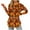 Yellow, variant on Women's Fall Long Sleeve Tops Thanksgiving Casual Maple Leaf Print Crew Neck T Shirts Lightweight Soft Tunic Curve Hem Pullover Blouses