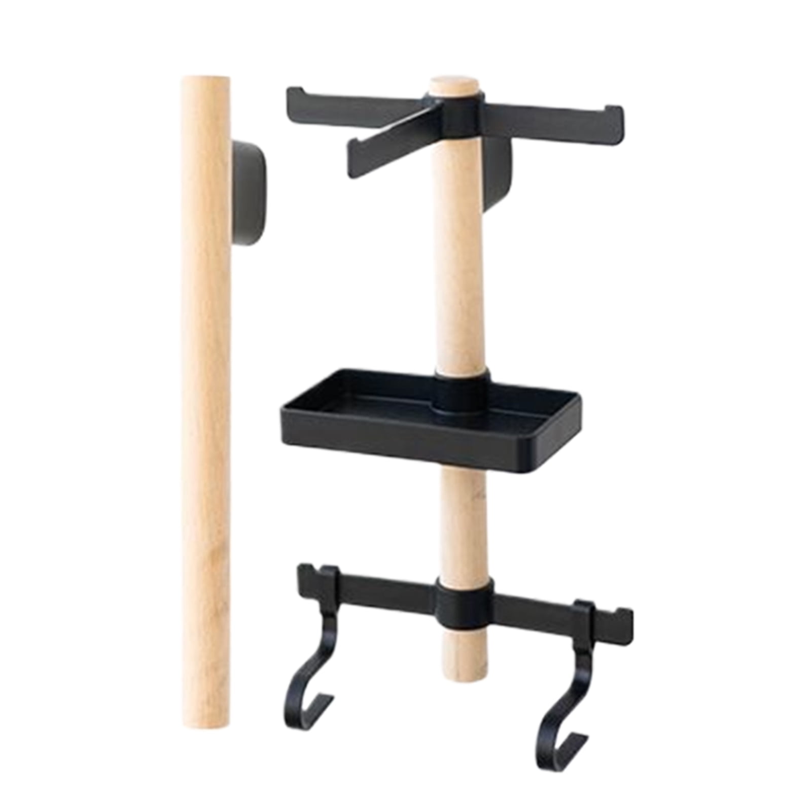 Bike Helmet Wall Mount | Multifunctional Space Saving Storage Hanger | Cycling Shoes Rack | for Glas