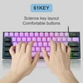 thumbnail image 5 of MageGee Mini Gaming Keyboard, 60% Percent Keyboard, 61 Keys Mechanical Feel, Compact RGB Backlit, 5 of 8