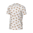 thumbnail image 6 of Wukai Labrador Retriever Dog Print Men's Short-Sleeved Mesh T-Shirt,Quick-Dry Short Sleeve Workout T-Shirt-, 6 of 8