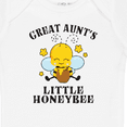 thumbnail image 4 of Inktastic Cute Bee Great Aunt's Little Honeybee with Stars Boys or Girls Baby Bodysuit, 4 of 5