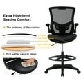 thumbnail image 2 of BestOffice Ergonomic Office Chair with Footrest, Lumbar Support, Swivel Rolling for Men, Women(Black), 2 of 7