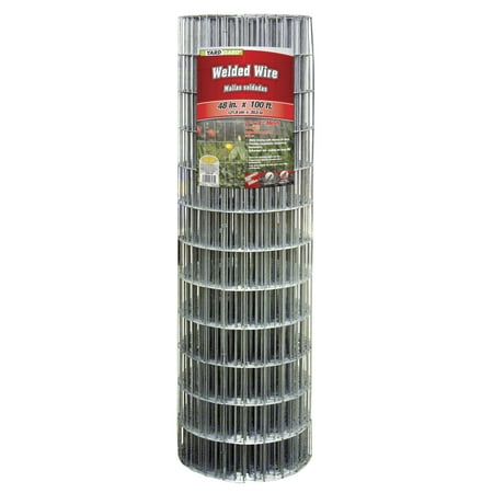 - YARDGARD 24 inch by 25 foot 16 gauge 1 inch by 1 inch mesh galvanized welded wire