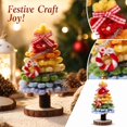 thumbnail image 2 of Kiddiway Christmas Tree Craft Kit — DIY Holiday Material Pack for Tabletop Decor, Family Fun Activity, Creative Arts and Crafts Project, 2 of 6