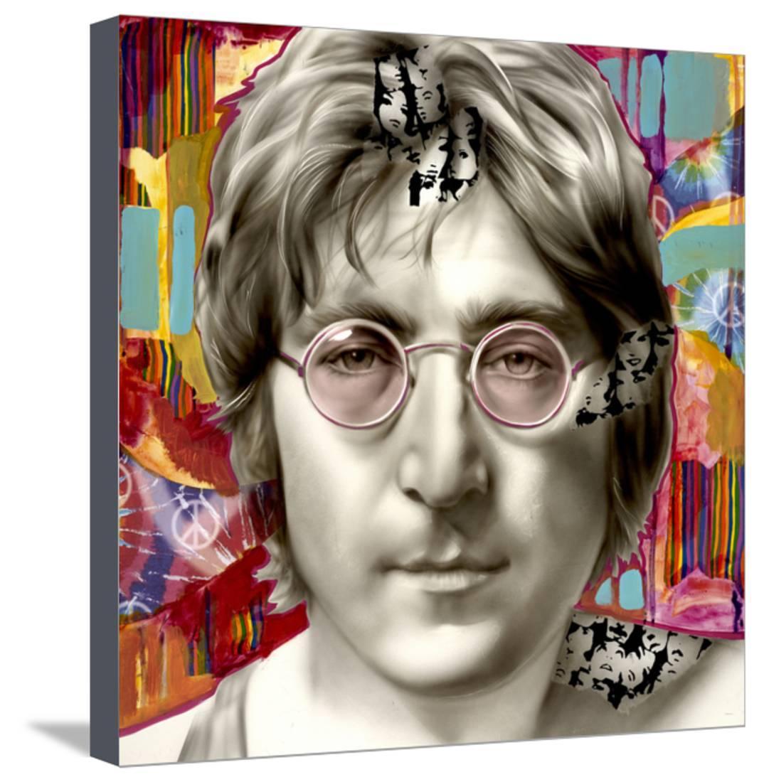 John Lennon: Imagine Stretched Canvas Print Wall Art By Shen - Walmart