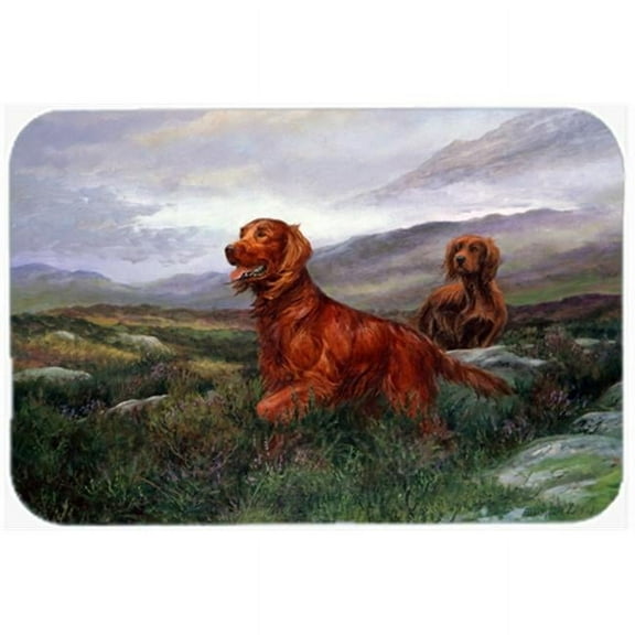 Irish Setters by Elizabeth Halstead Mouse Pad, Hot Pad or Trivet