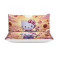 thumbnail image 3 of Hello Kitty 3-Piece Comforter Set for Bedroom, Hello Kitty Bedding Set for Kids Adults, Soft Microfiber Duvet Cover Set with Zipper Closure, 1 Duvet Cover + 2 Pillow Covers, 3 of 8