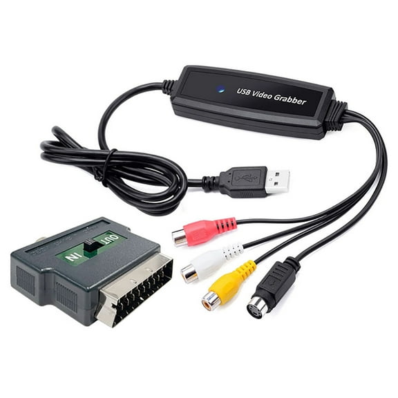 Scart A/V   RCA Video To USB DVR Adapter MPEG Video Recorder