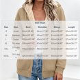 thumbnail image 2 of Horkkom Warm Jackets for Women Winter Zip Up Fleece Lined Jacket Drawstring Fuzzy Hooded Jacket with Pockets S, 2 of 6