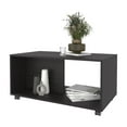 thumbnail image 4 of FM FURNITURE Gu Oidak Coffee with Storage Engineered Wood Caster Wheels Wengue, 4 of 7