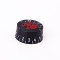 thumbnail image 2 of 3 Control Knobs for Electric Pickup Guitar Black, 2 of 6