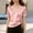 Pink, variant on Women's 2026 Summer Satin V Neck Short Sleeve Top, Side Drawstring Ruched Irregular Hem Casual Blouse