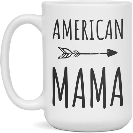 

American Mama Coffee Mug 15-Ounce White