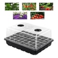 thumbnail image 4 of La Semilla Planta Flores Cultiva Bandeja Inicio Caja Cajas 24/48 Agujeros Con Domo Humedad para El Cultivo Hidroponía, 4 of 9